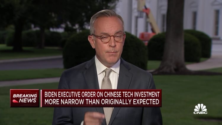 Executive order on Chinese tech investing impacts semiconductors, A.I., and quantum computing