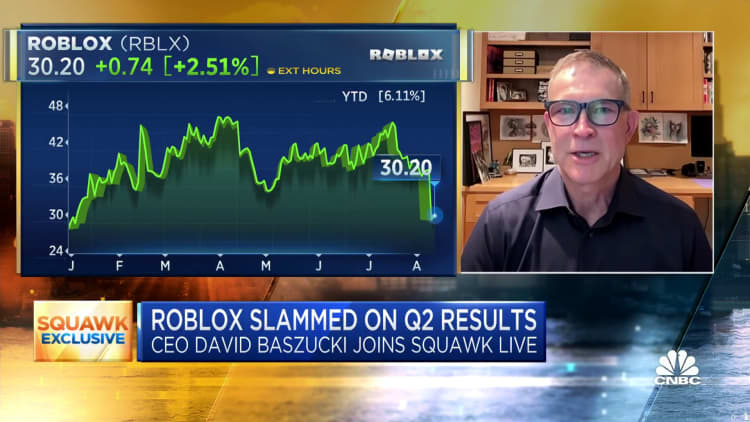 Roblox CEO Dave Baszucki on Q2 results: We're showing continuing, accelerating growth