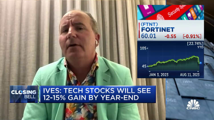 Despite this week's pullback, we see tech stocks up 20% going in to 2024, says Wedbush's Dan Ives
