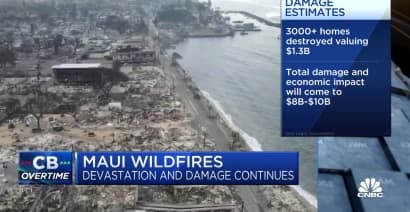 Deadly Maui wildfires projected to have major economic impact on Hawaii