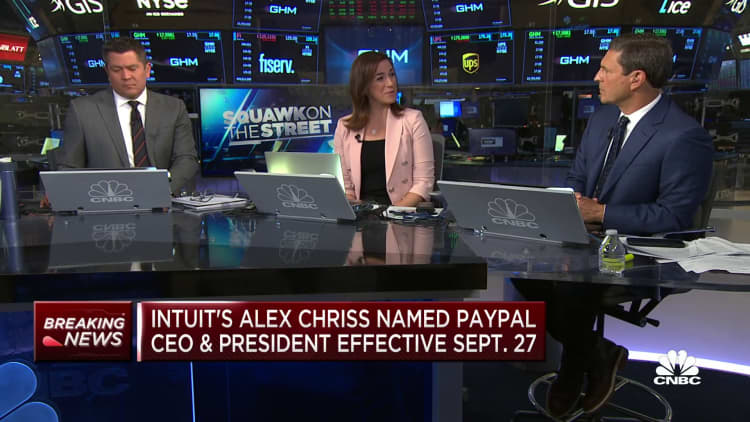 Intuit's Alex Chriss named PayPal's new CEO