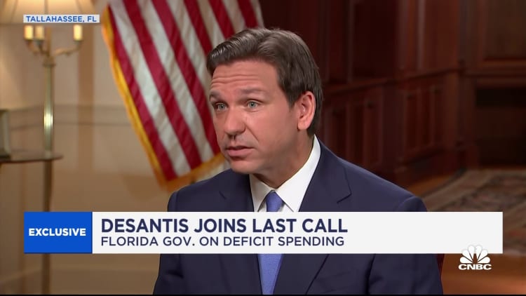 Watch CNBC's afloat  interrogation  with Florida Governor Ron DeSantis