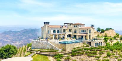 Inside the $44.5 million Tuscan-style mega villa perched 2,000 feet above Malibu