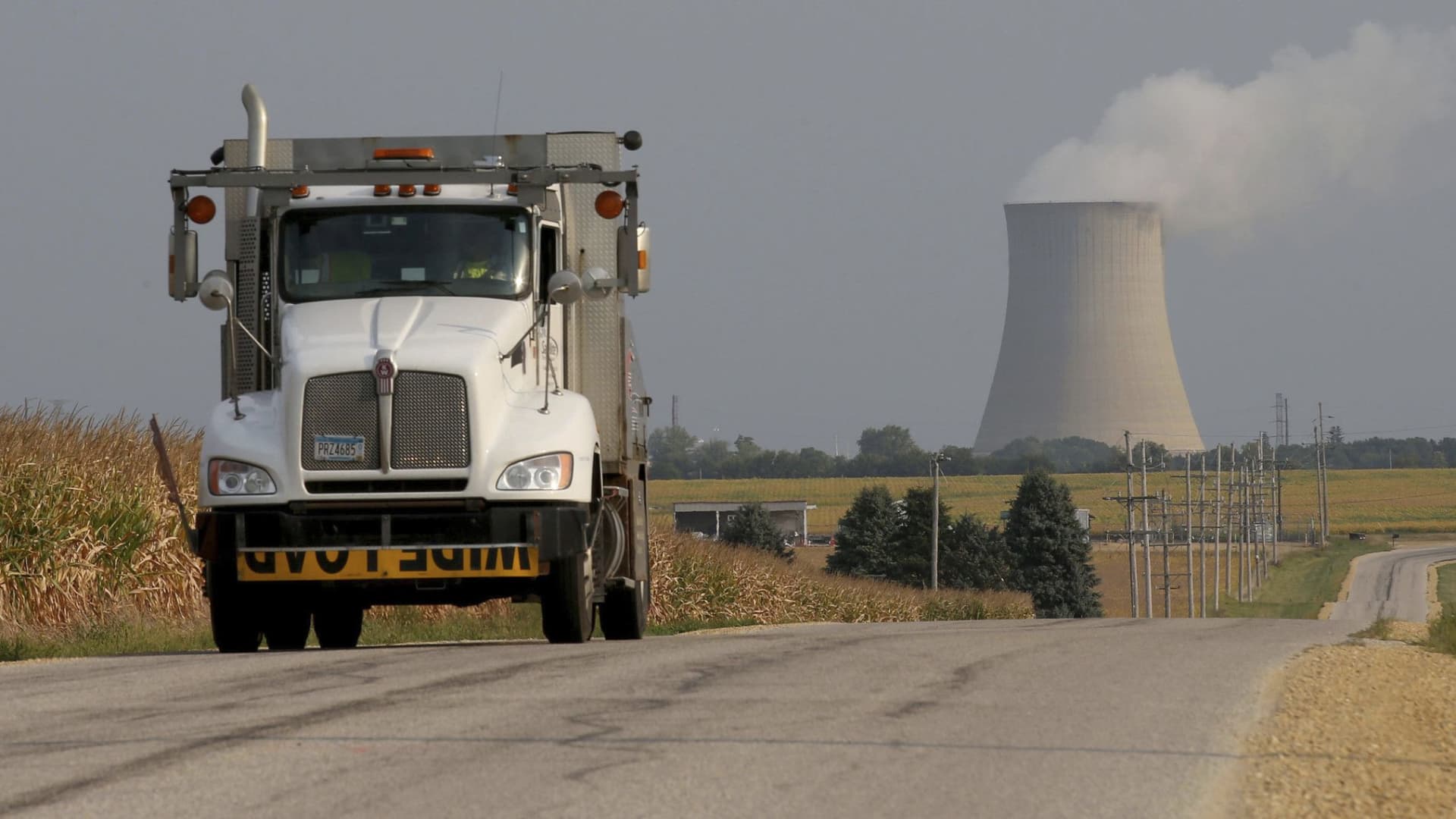 Exelon's nuclear plant in Byron, Illinois on Sept. 7, 2021.