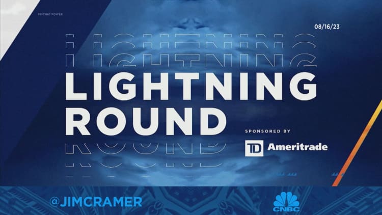 Lightning Round: I think it's time to buy RTX, says Jim Cramer
