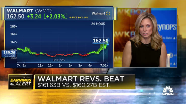 Walmart raises full-year forecast as supermarket and online growth drive higher sales