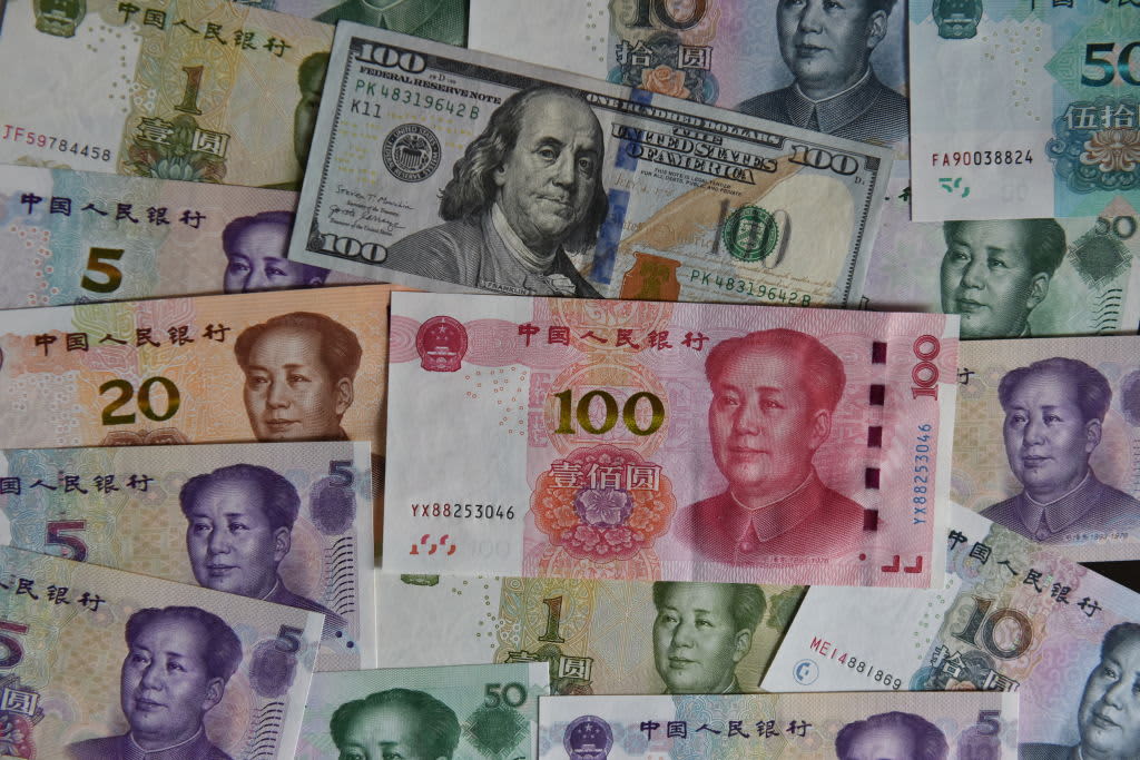 De People’s Bank of China kwam tussenbeide nadat de yuan een hoogste punt in 16 jaar had bereikt ten opzichte van de dollar