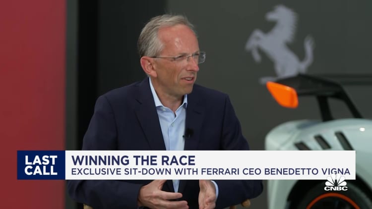 Ferrari CEO Benedetto Vigna: The first electric Ferrari will be unveiled in Q4 of 2025