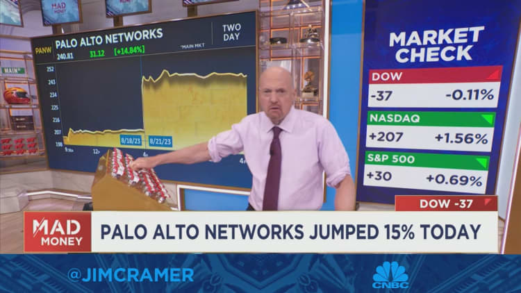 Jim Cramer looks back on Palo Alto Networks' earnings report
