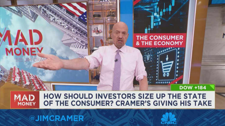 Right now money is moving into enterprise hardware and software, say Jim Cramer