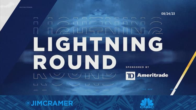 Lightning Round: Nvidia you own it you do not trade it, says Jim Cramer