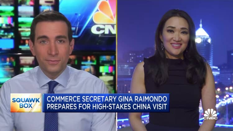Commerce Secretary Gina Raimondo prepares for high-stakes China visit