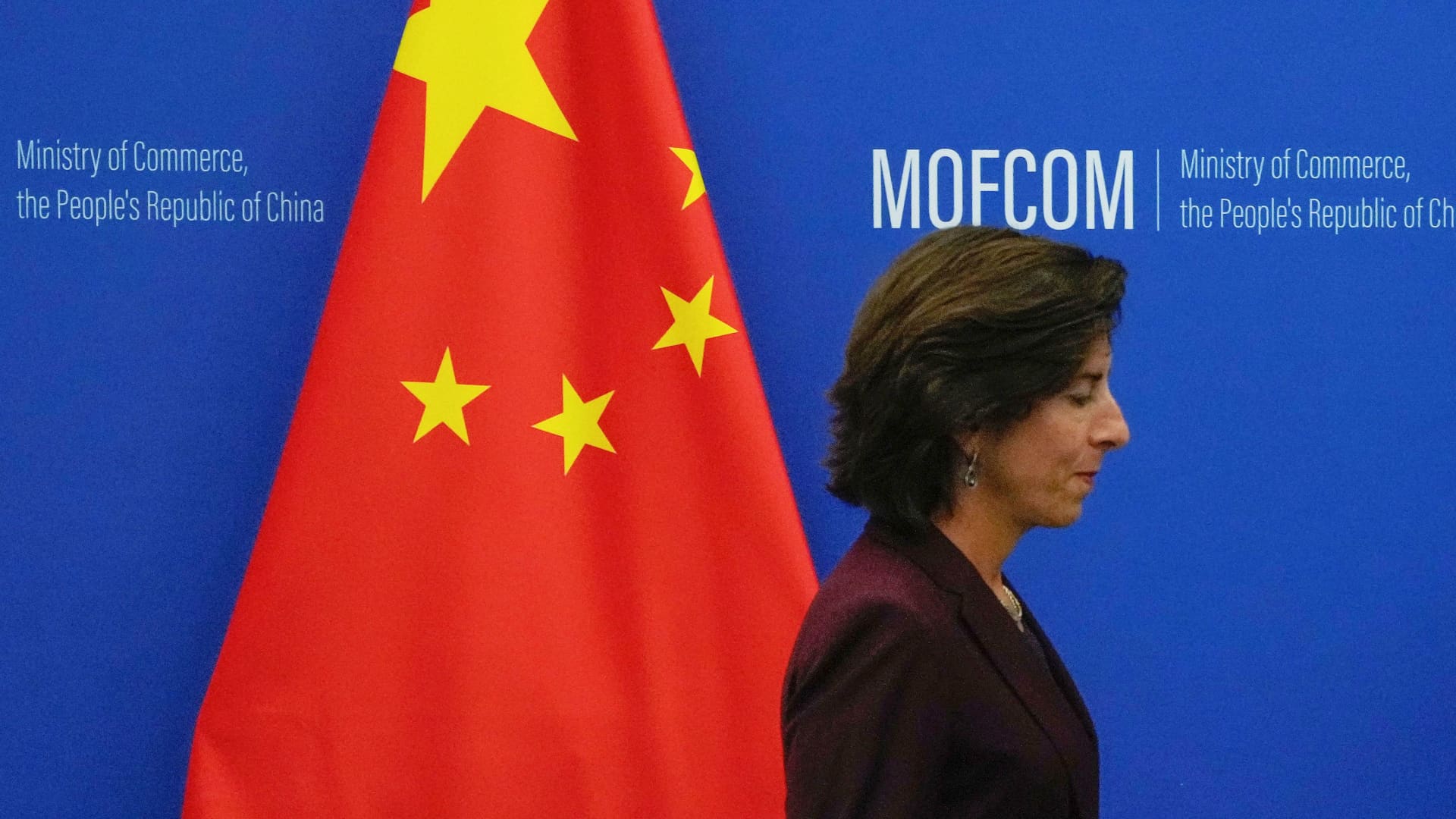 U.S. Commerce Secretary Gina Raimondo says she “didn’t pull any punches” during recent visit to China