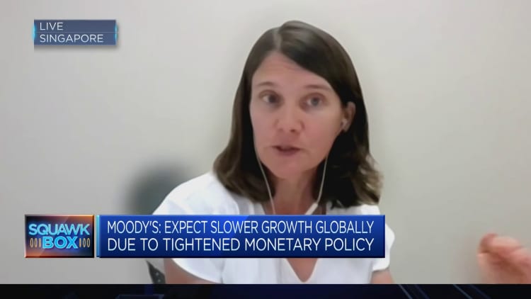 Moody's says it's expecting a global growth slowdown