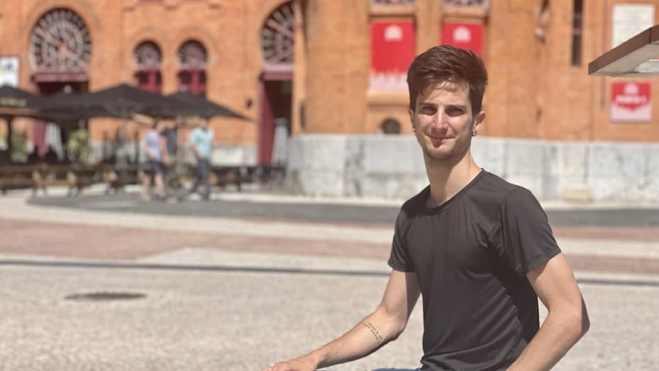 Software engineer Lorenzo Primiterra has been living mostly in Lisbon for the past two years.