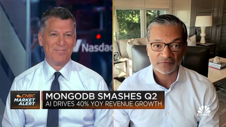 MongoDB CEO Dev Ittycheria on Q2 results: Very pleased with how company is positioned for the future
