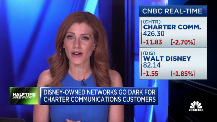 Disney-owned networks go dark for Charter Communications customers