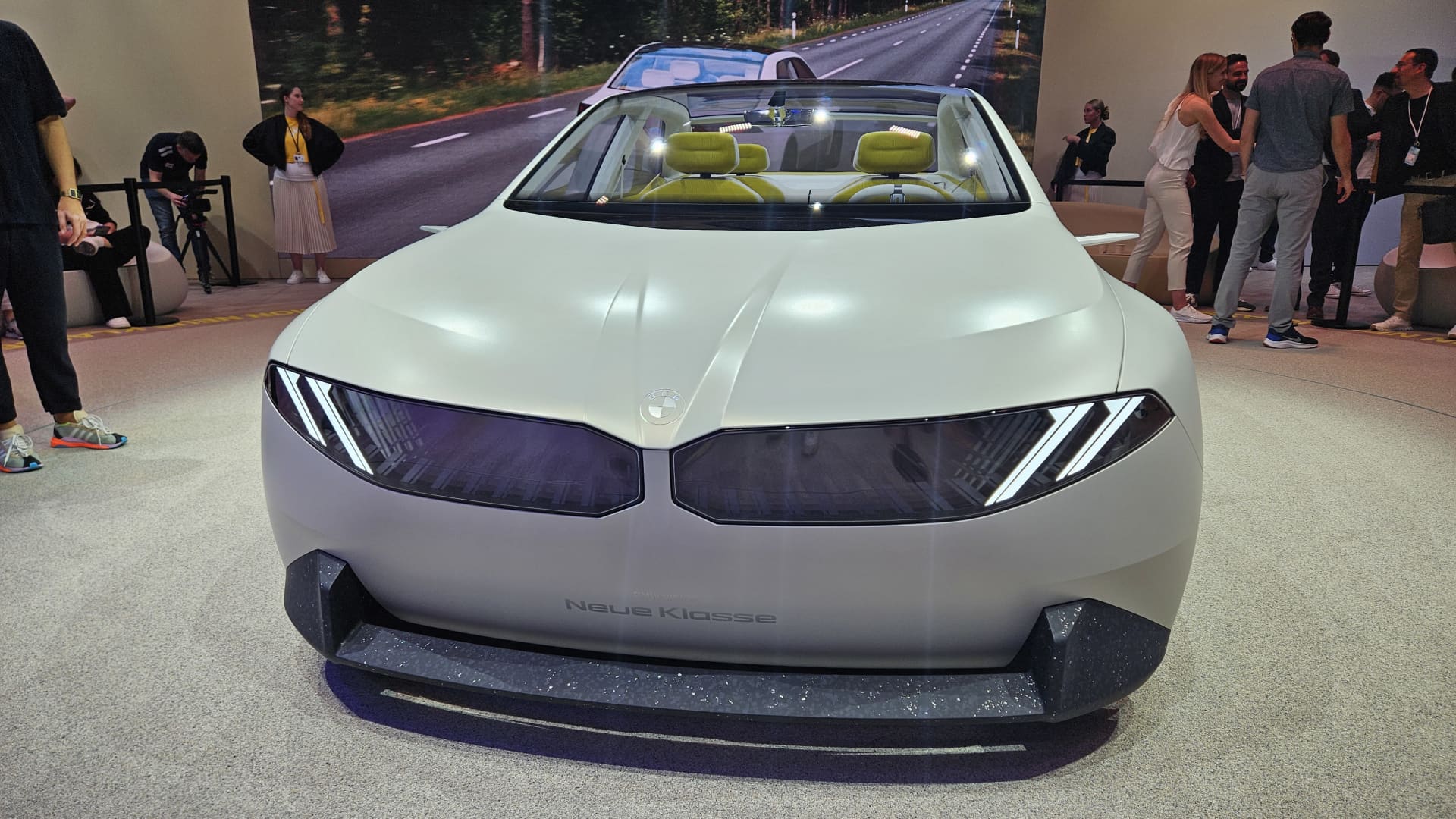 BMW revealed the BMW Vision Neue Klasse, a concept electric vehicle that will underpin its foray into battery-powered cars.