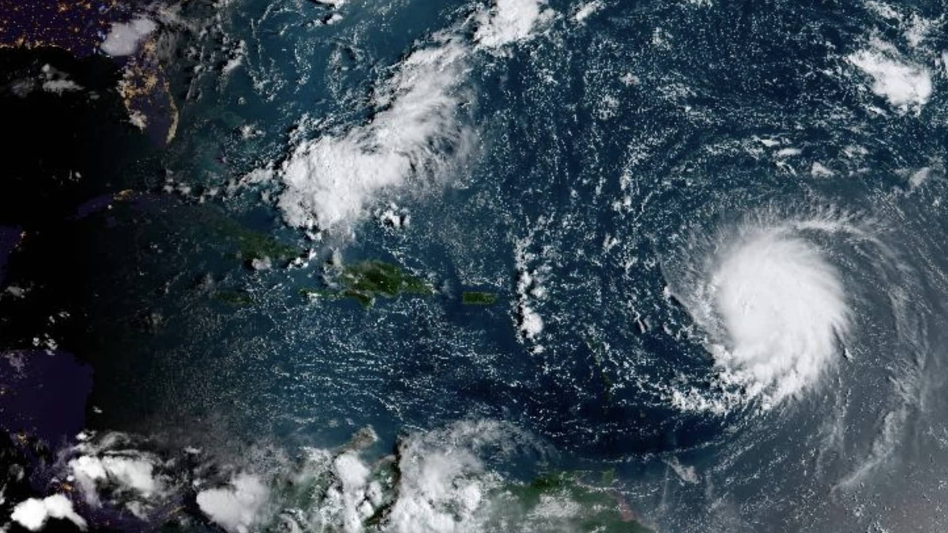 Hurricane Lee barrels through open Atlantic waters as the season’s first Category 5 storm