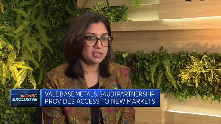 Vale Base Metals CEO on Saudi partnership and investments in Indonesia
