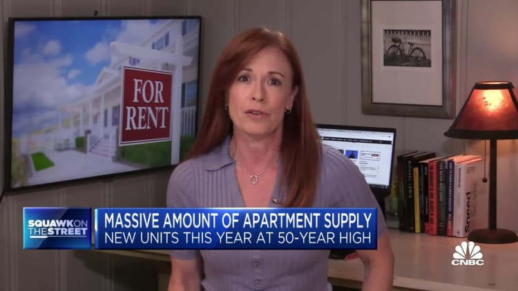Apartment rent prices approach negative territory