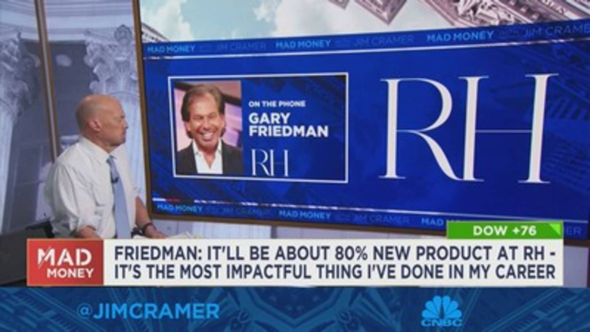 RH CEO Gary Friedman talks Q2 earnings with Jim Cramer