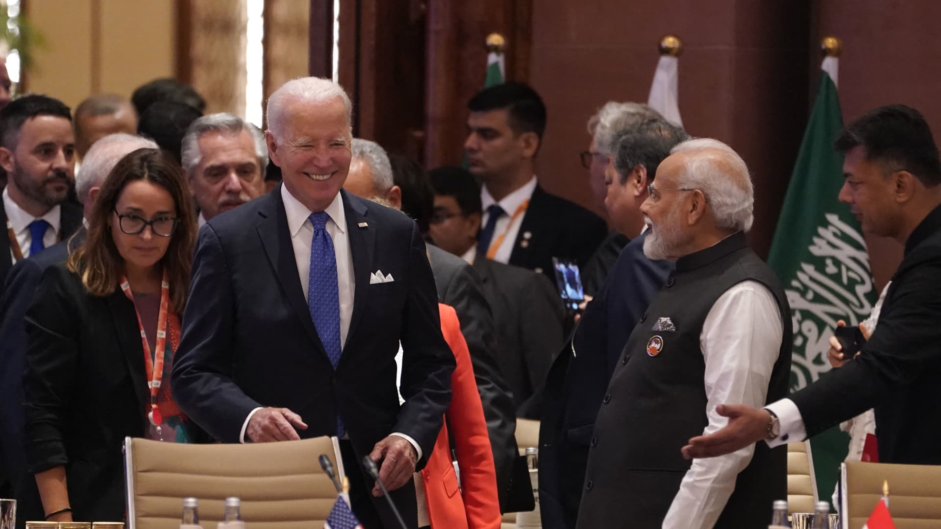Modi, Biden pledge to deepen India-U.S. partnership as world leaders meet in Delhi for G20 summit
