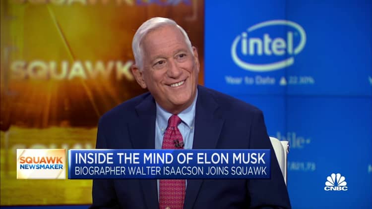 If you don't have 'the whole cloth' of Musk you won't get the innovation, says author Walter Isaacson