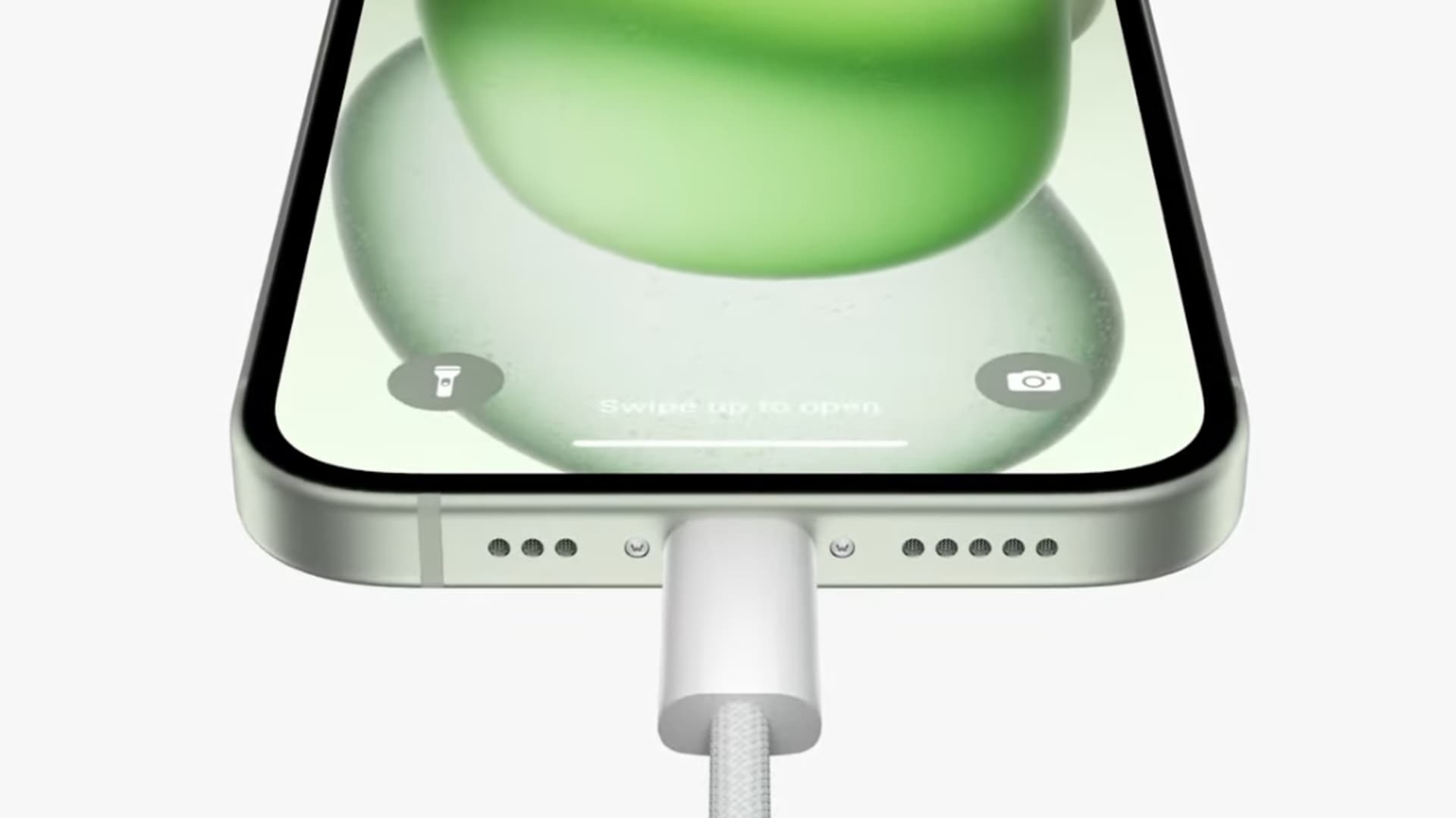 The Apple iPhone 15 USB-C Connector.