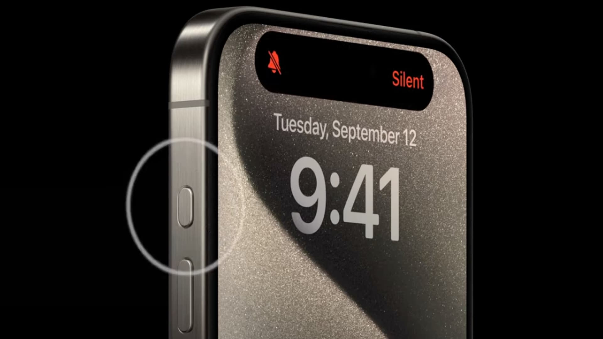 The Apple iPhone 15 Action Button.