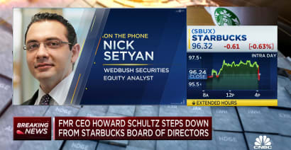 Howard Schultz steps down from Starbucks' board of directors