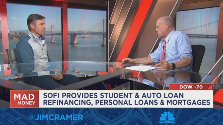 Jim Cramer goes one-on-one with SoFi CEO Anthony Noto