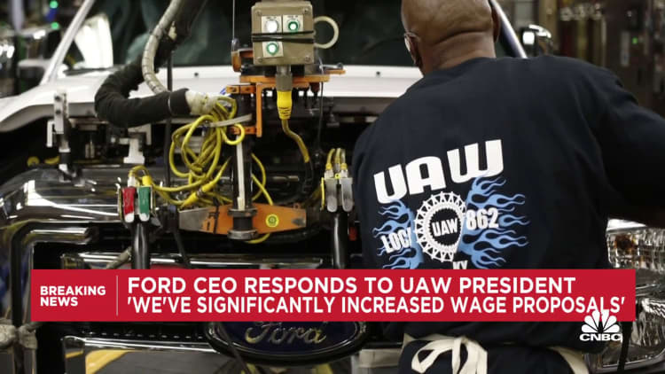 Ford CEO: We have yet to receive a legitimate counteroffer from UAW