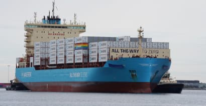 Shipping giant Maersk unveils world's first vessel using green methanol