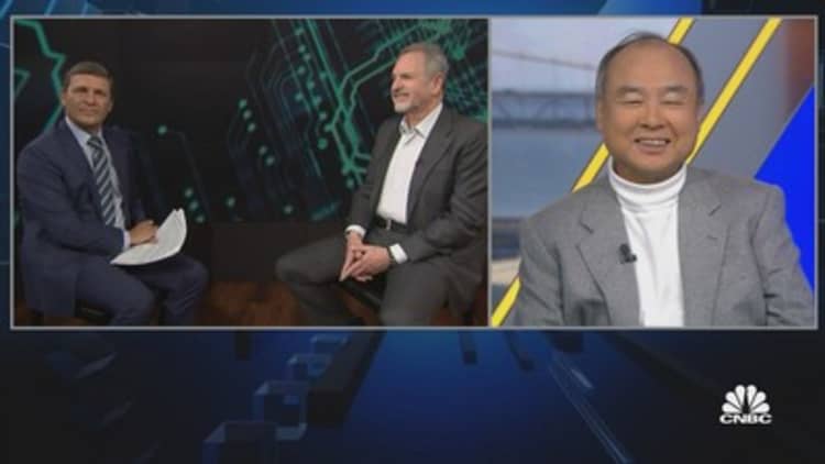 Watch CNBC's full interview with Softbank CEO Masayoshi Son and Arm CEO Rene on Arm's IPO
