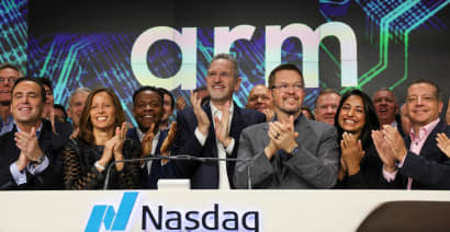 Arm climbs 25% in Nasdaq debut after pricing IPO at $51 a share