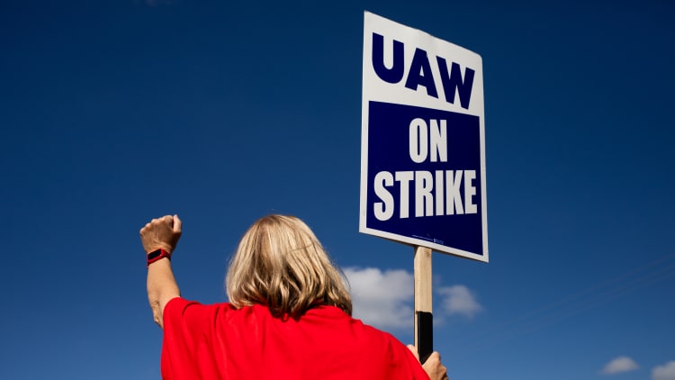 UAW members go on strike at three key auto plants after deal deadline passes