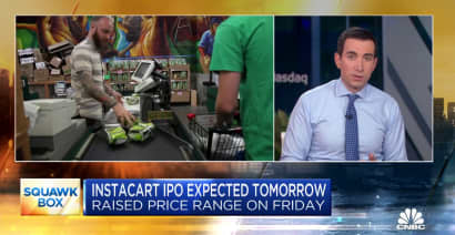 Instacart IPO expected tomorrow, raised price range on Friday