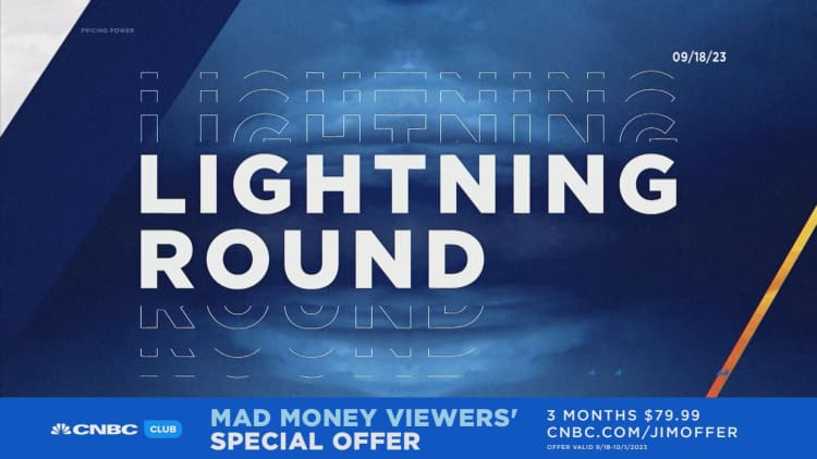 Lightning Round: Fintech is going out of fashion, says Jim Cramer