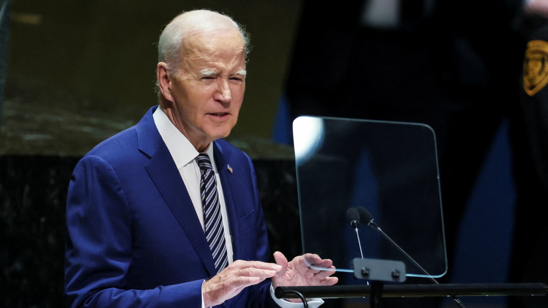 Watch dwell: President Joe Biden speaks at the UN General Assembly