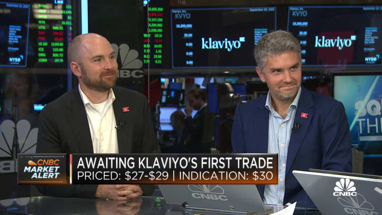 Regardez l'interview complète de CNBC avec les co-fondateurs de Klaviyo, Ed Hallen et Andrew Bialecki