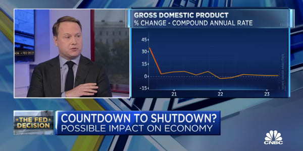 A full government shutdown would trigger a data blackout, says Goldman Sachs' Alec Phillips