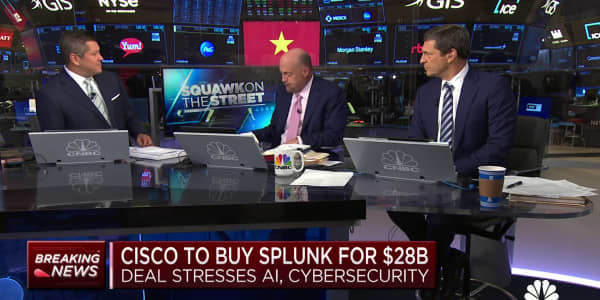Cisco acquiring cybersecurity company Splunk in cash deal worth $28 billion