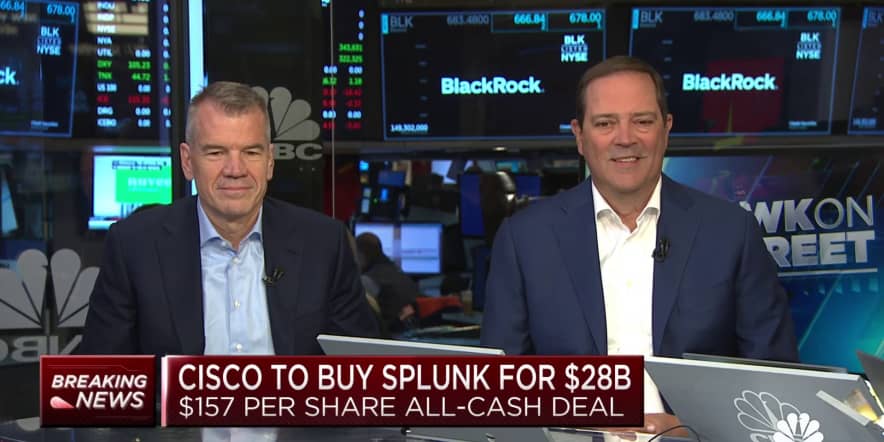 Cisco CEO Chuck Robbins on Splunk acquisition: Deal will add $4 billion in annual recurring revenue
