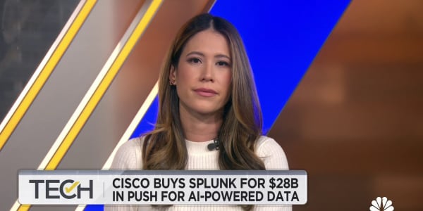Cisco buys Splunk for $28 billion in push for AI-powered data
