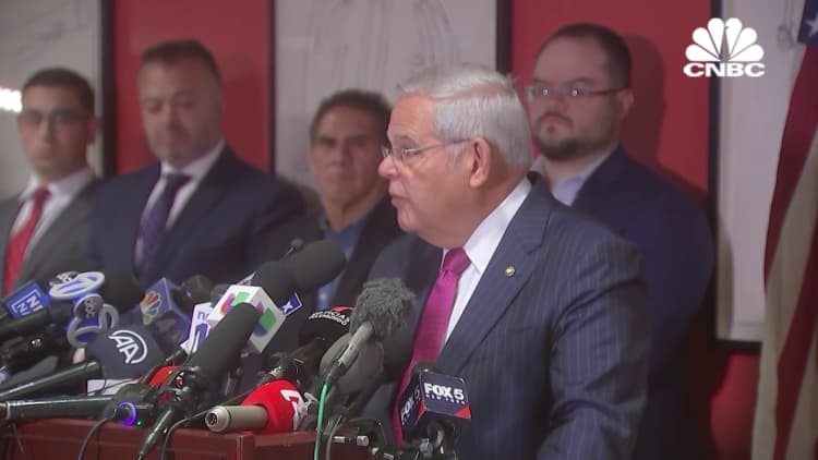 Menendez says $480,000 in cash came from 'personal savings,' not bribes