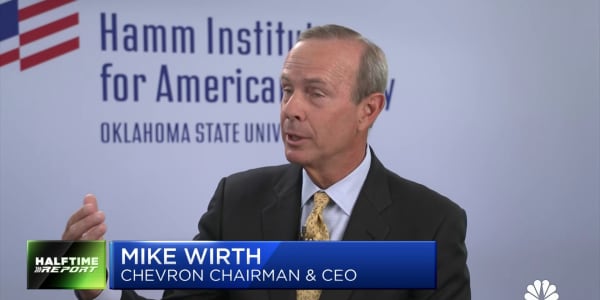 Chevron CEO Mike Wirth on oil prices: Risks remain more to the upside than to the downside