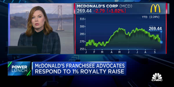 McDonald's franchisee group speaks out on royalty fee change