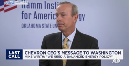 Watch CNBC's full interview with Chevron CEO Mike Wirth