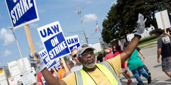How the UAW strikes could rekindle inflation just as it's trending lower